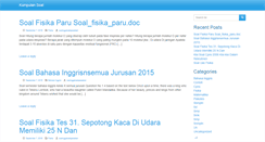 Desktop Screenshot of kliksoal.com